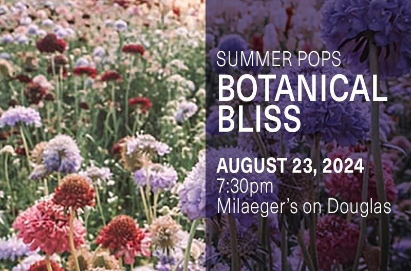 RSO botanical bliss concert on August 23